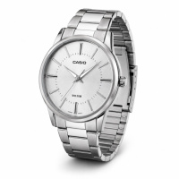 Чоловічий годинник Casio MTP-1303D-7A — класична модель зі сріблястим циферблатом та мінеральним склом
