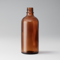 Флакон скляний 100 мл, коричневий