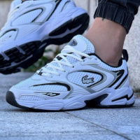 Кросівки літо Lacoste матеріал сітка/шкіра колір білий