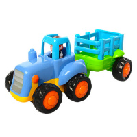 Игрушечная машинка спецтехника 326AB 15 см Трактор с прицепом