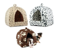 М'який будиночок для собак та кішок Pet Hut White 35см х 40см.