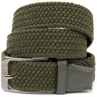 Текстильний чоловічий ремінь класика 720527 Оливковий