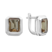 Серебряные серьги CatalogSilver с Султанит султанитом 6.672ct (2179900)