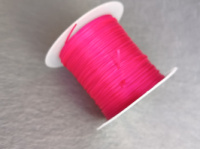 Силиконовая резинка. 10 м. ярко розовый