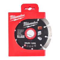 Диск алмазний MILWAUKEE DUH 125, діаметр 125мм (залізобетон, цегла)
