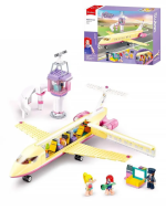 Конструктор Пасажирський літак: «Рожева мрія» 384 деталі