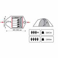 Палатка Tramp Camp 4 TLT-022.06