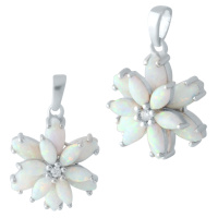 Серебряная подвеска CatalogSilver с опалом (1963043)