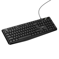 Клавиатура проводная Hoco GM60 (ENG/ РУС) black