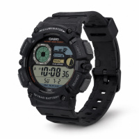 Чоловічий годинник Casio WS-1500H-1A — Спортивна модель 10 ATM з електронним циферблатом та підсвічуванням