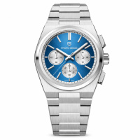 Чоловічий годинник Pagani Design PD-1761 Silver-Blue з сапфіровим склом та механізмом SEIKO VK63