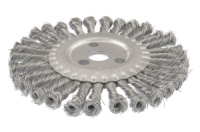 Щетка дисковая Mastertool 180 мм плетеная (19-9018)