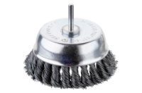 Щетка торцевая на дрель Intertool 100 мм плетеная стержень 6 мм (BT-3100)