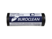 Пакети для сміття Buroclean ECO 60л. 58*70см. (20шт.)
