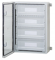 TENCE Пластиковий щит на 60 модулів  IP44 вологозахищений  400х600х200 непрозора дверцята