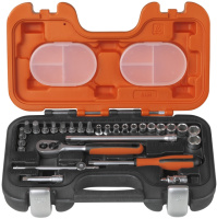 Набор торцевых головок 1/4«, 4-13 мм, S-LINE, 29 предметов, BAHCO, S290