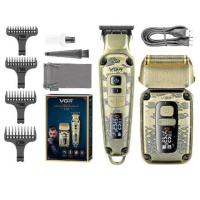 Машинка для стрижки и бритья VGR V-641, Беспроводная электробритва, Машинка для стрижки головы