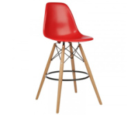 Стілець Тауер Вуд барний високий червоний