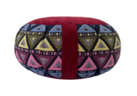 Подушка для медитації Дзафу Геометрія RAO 31*16 см Амарант