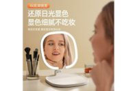 Дзеркало з LED підсвічуванням овальне складане