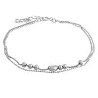 Серебряный браслет CatalogSilver с без камней, вес изделия 2,86 гр (2080237) 1720 размер