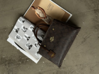 Сумка жіноча Coach через плече шоколадний