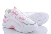 Жіночі кросівки YH88 Wehite-pink (36-41)