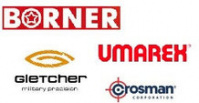 «Crosman» ,«Gletcher» ,«Umarex» , «Borner»