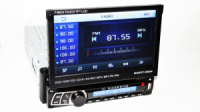 Автомагнитола 1DIN DVD-712 с выездным экраном