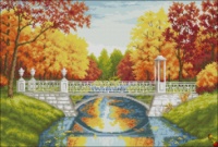 Схема для вышивки Осенний мост