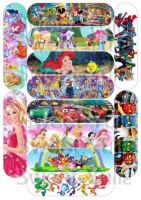 Вафельные картинки на эклеры