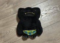 Плюшевый монстр Fuggler Funny Ugly Monster «Бубу Зубастик» черный в трусах, 23 см - мягкая игрушка с зубами, коллекционный подарок