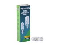 Лампа розжарювання Winso 24V W5W 5W W2.1x9.5d, 10шт
