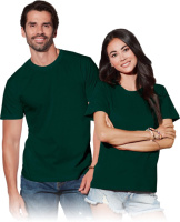 Футболка мужская тёмно-зелёная под нанесение ST2000 BOG. Хлопок 100%. ОПТ и Розница.