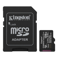 Карта пам'яті Kingston microSDXC 128GB Canvas Select Plus UHS-I R150MBs + SD-адаптер (SDCS3/128GB) (Код товару:43471)