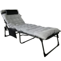 Ліжко розкладне KingCamp Hamburg Plus grey/black