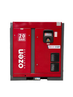 Компресор гвинтовий Ozen OSC 22D MP (HP) - 20 бар, 22 кВТ, 1550 л/хвил.