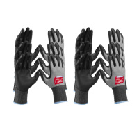 Рукавиці робочі Hi-Dex MILWAUKEE, з опором порізам 2/B рівня, розмір 10/XL, (12 пар)
