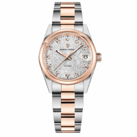 Жіночий годинник Pagani Design PD-1794L Silver-Rose Gold-White з сапфіровим склом та механізмом Miyota