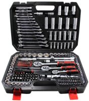 Професійний набір інструментів Forcekraft 216 шт (FK-38841) : 1/4''3/8''1/2''(6гр.) головки (4-32мм)набір для авто та будинку