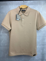 Трикотажне бежеве поло Tom Ford Logo «TF» Beige f685