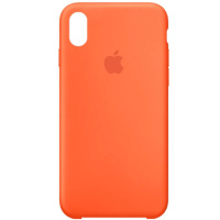 Чохол для iPhone XS Max - Silicone Case (AA) (Помаранчевий / Electric Orange) - купити в SmartEra.ua