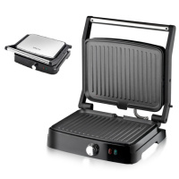 Електрогриль контактний Sokany SK-204 з антипригарним покриттям, сталь