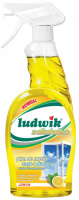 Засіб для миття скла і глазурованої плитки, 750 мл, Ludwik Алкоголь лимон Людвік, Польша