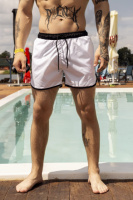 Шорти пляжні чоловічі Intruder білі з чорним (1590408842)