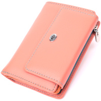 Оригинальный кошелек для женщин из натуральной кожи ST Leather 22499 Оранжевый