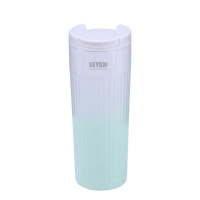 Термочашка SEYGM 500 мл з flip кришкою, бірюзовий градієнт