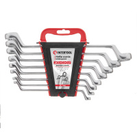 Набор ключей накидных 8 ед., 6-22 мм Cr-V INTERTOOL HT-1102