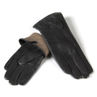 PODIUM Перчатка Женская кожа (Ш) F23 мод4 т.сер st30 Распродажа