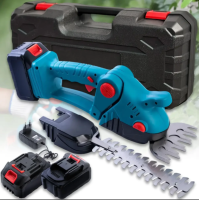 Універсальний садовий стайлер VidShop 2в1: акумуляторний кущоріз та ножиці для трави 48V з двома акумуляторами в кейсі